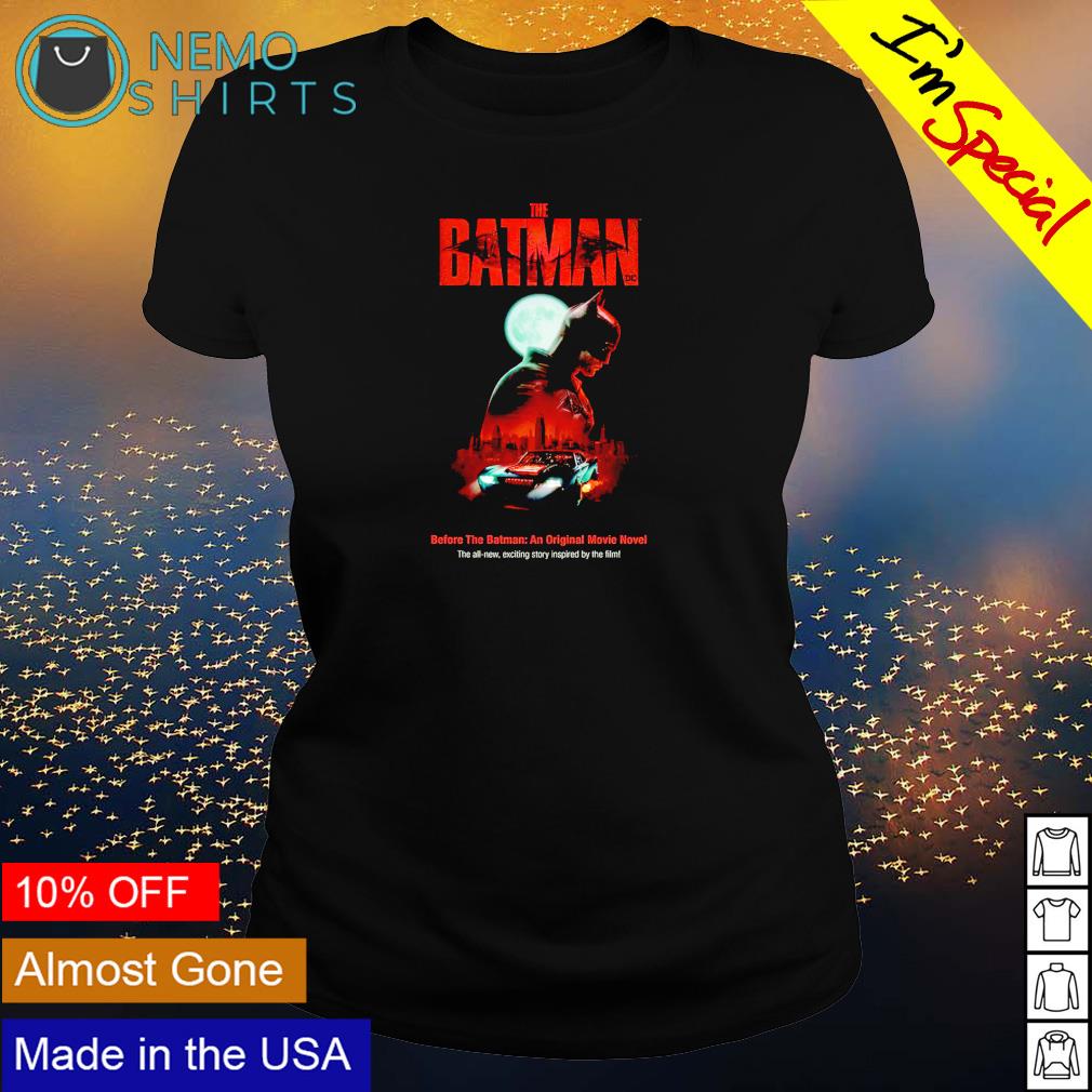 The Batman before an original movies novel - Adult & Kids T-Shirts, Sweatshirts & Hoodies apparel design preview 3