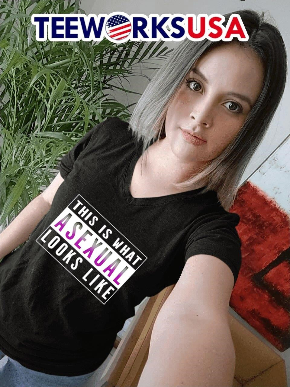 This is What Asexual Looks Like - Adult & Kids T-Shirts, Sweatshirts & Hoodies apparel design preview 7