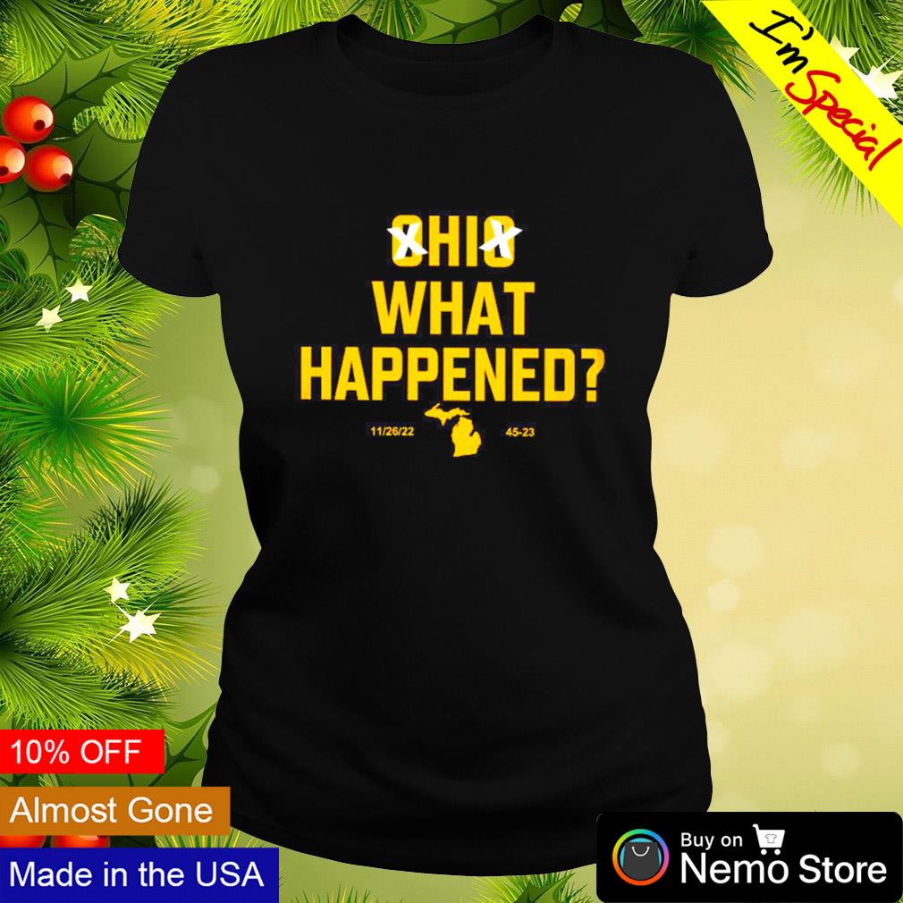 Ohio what happened 45 23 score 2022 - Adult & Kids T-Shirts, Sweatshirts & Hoodies apparel design preview 3