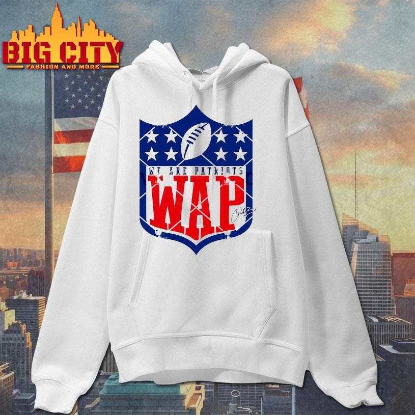We Are Patriots WAP Football Design - Adult & Kids T-Shirts, Sweatshirts & Hoodies apparel design preview 2