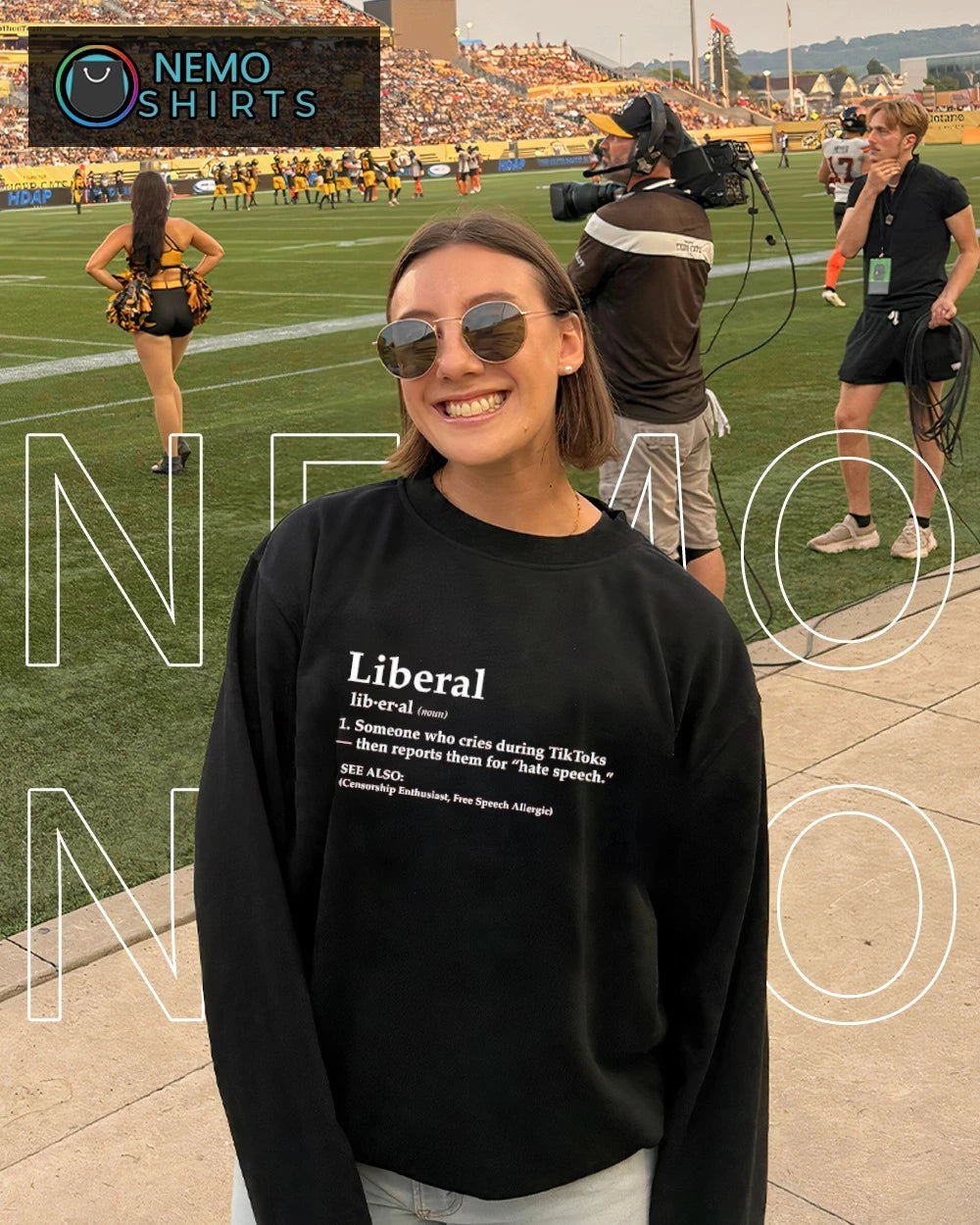 Liberal Definition Someone Who Cries During TikToks - Adult & Kids T-Shirts, Sweatshirts & Hoodies apparel design preview 4