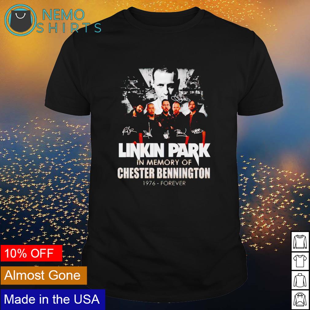 Linkin Park in memory of Chester Bennington 1976 - Adult & Kids T-Shirts, Sweatshirts & Hoodies apparel design preview 1