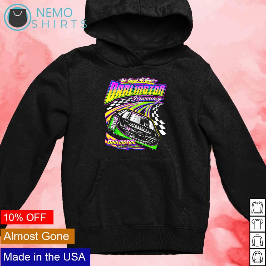 Darlington raceway throwback South Carolina - Adult & Kids T-Shirts, Sweatshirts & Hoodies apparel design preview 2