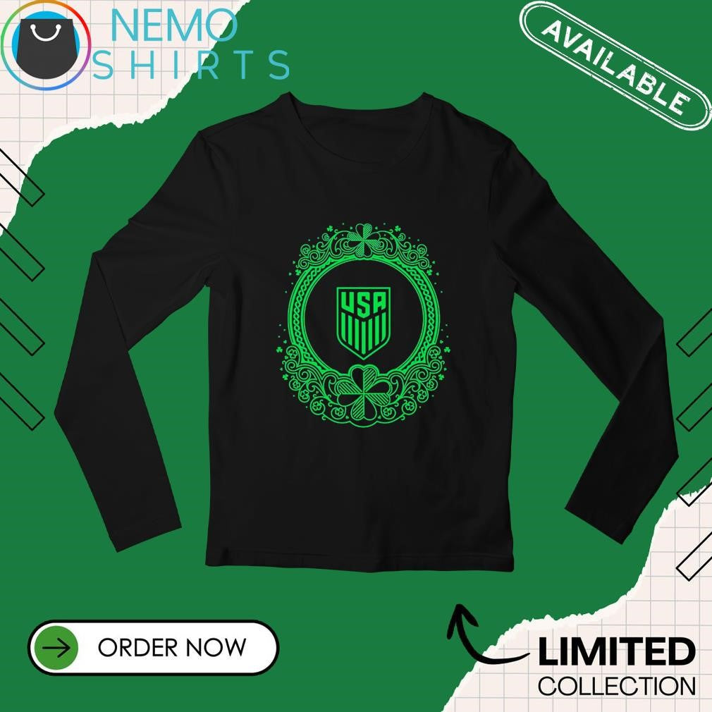 USMNT St. Patrick's day logo - Adult & Kids T-Shirts, Sweatshirts & Hoodies apparel design preview 3