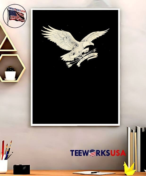 250th Anniversary Commemorative Eagle 1776 2026 - Adult & Kids T-Shirts, Sweatshirts & Hoodies apparel design preview 5