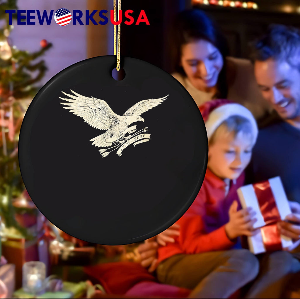 250th Anniversary Commemorative Eagle 1776 2026 - Adult & Kids T-Shirts, Sweatshirts & Hoodies apparel design preview 4