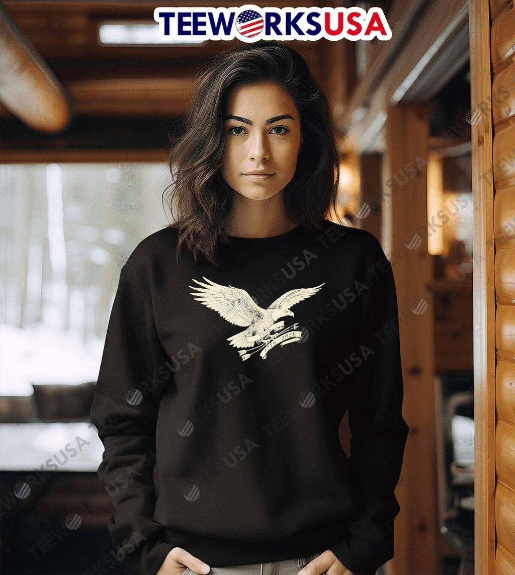 250th Anniversary Commemorative Eagle 1776 2026 - Adult & Kids T-Shirts, Sweatshirts & Hoodies apparel design preview 6
