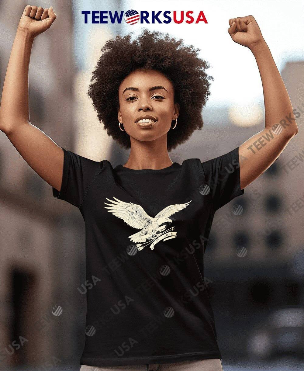250th Anniversary Commemorative Eagle 1776 2026 - Adult & Kids T-Shirts, Sweatshirts & Hoodies apparel design preview 7