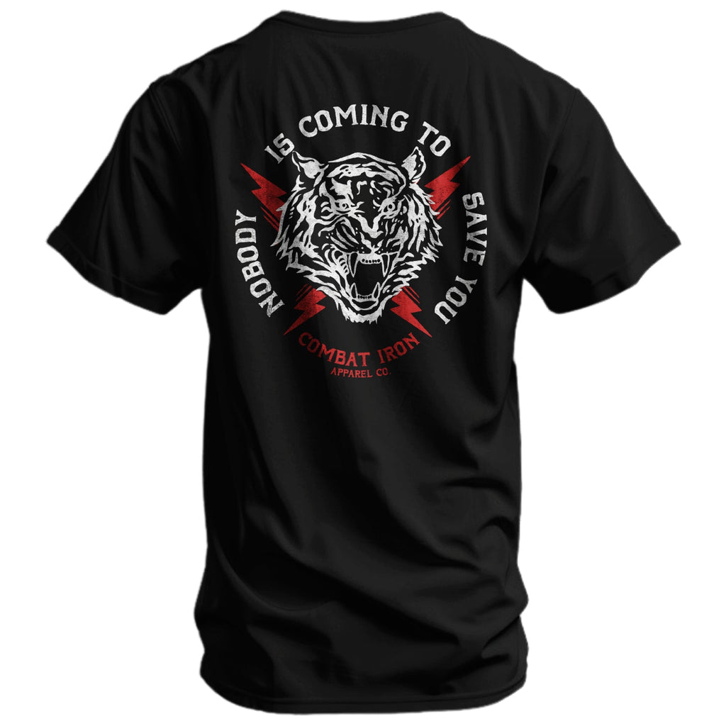 Nobody Is Coming To Save You Men's - Adult & Kids T-Shirts, Sweatshirts & Hoodies apparel design preview 1