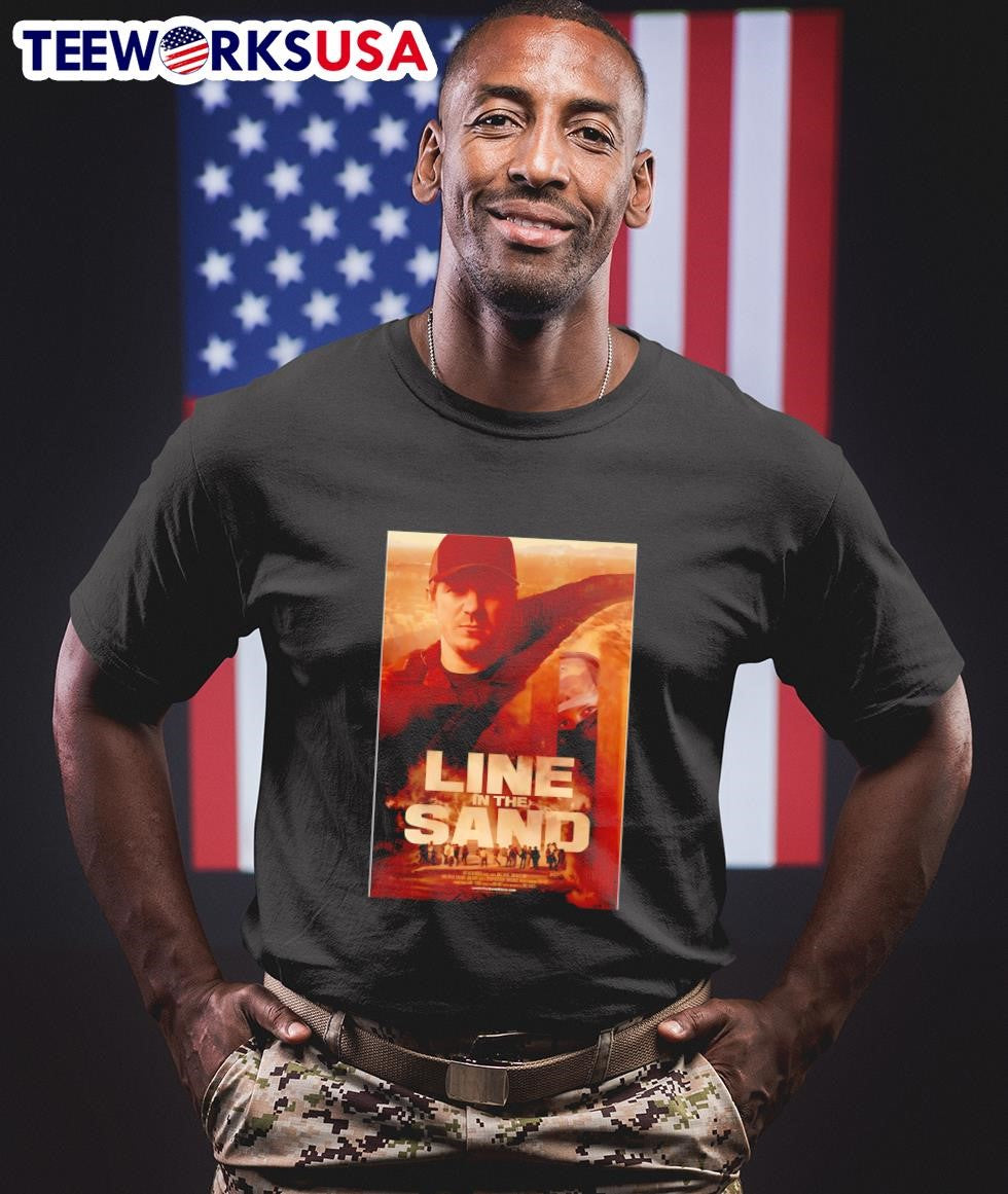 James O'Keefe line in the sand - Adult & Kids T-Shirts, Sweatshirts & Hoodies apparel design preview 1