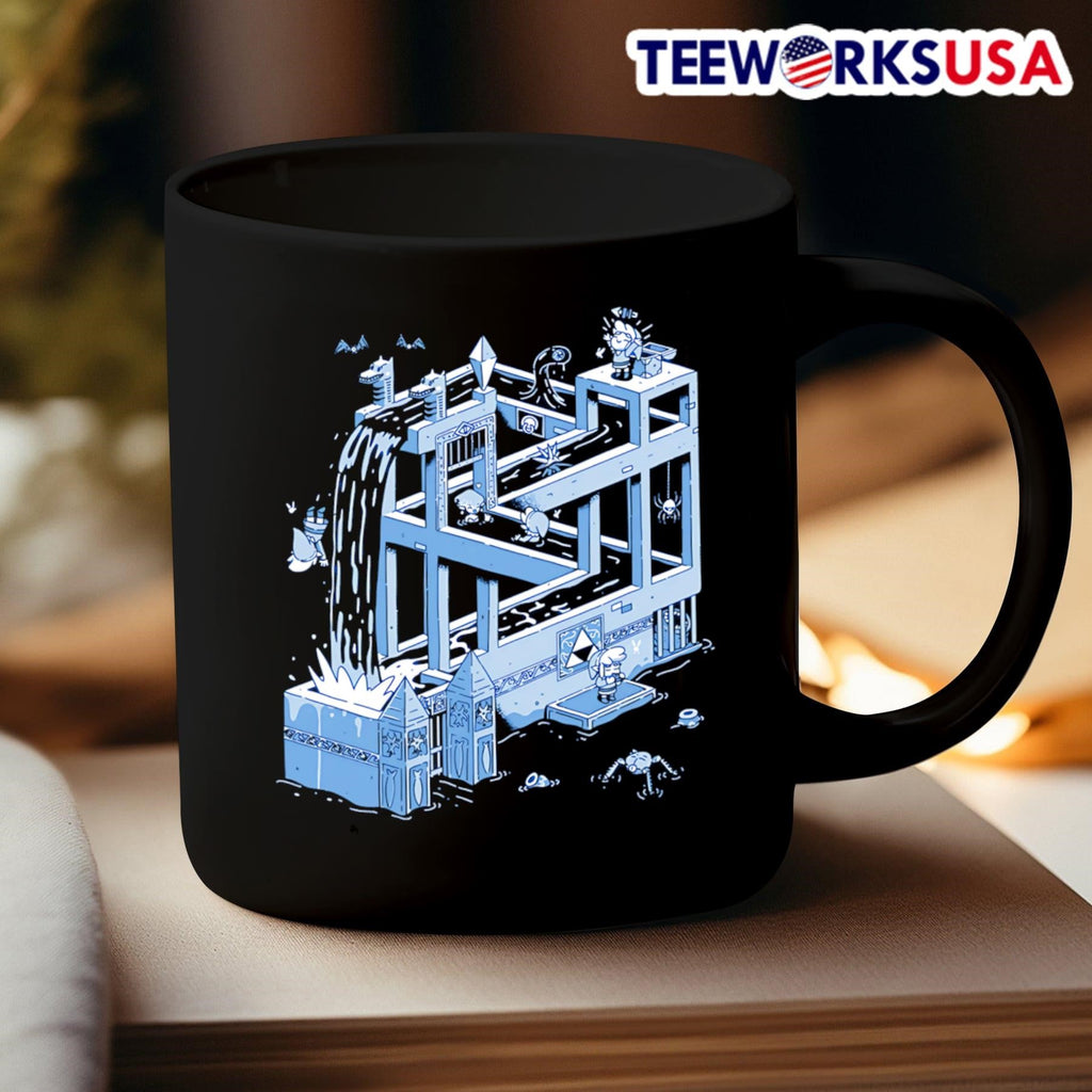 Water Temple Woes - Adult & Kids T-Shirts, Sweatshirts & Hoodies apparel design preview 3