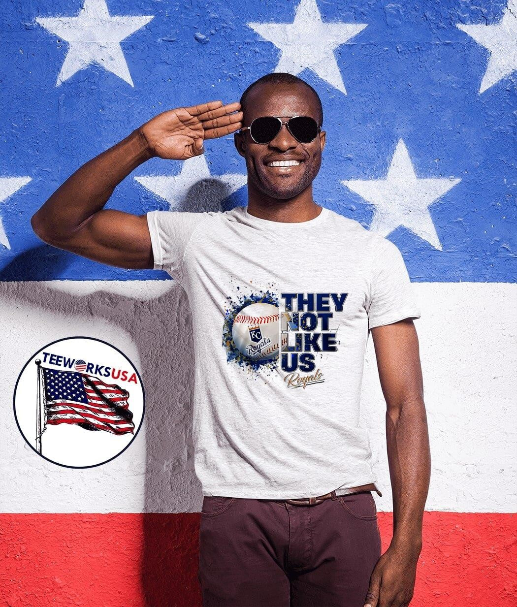 Kansas City Royals They Not Like US 2025 - Adult & Kids T-Shirts, Sweatshirts & Hoodies apparel design preview 1