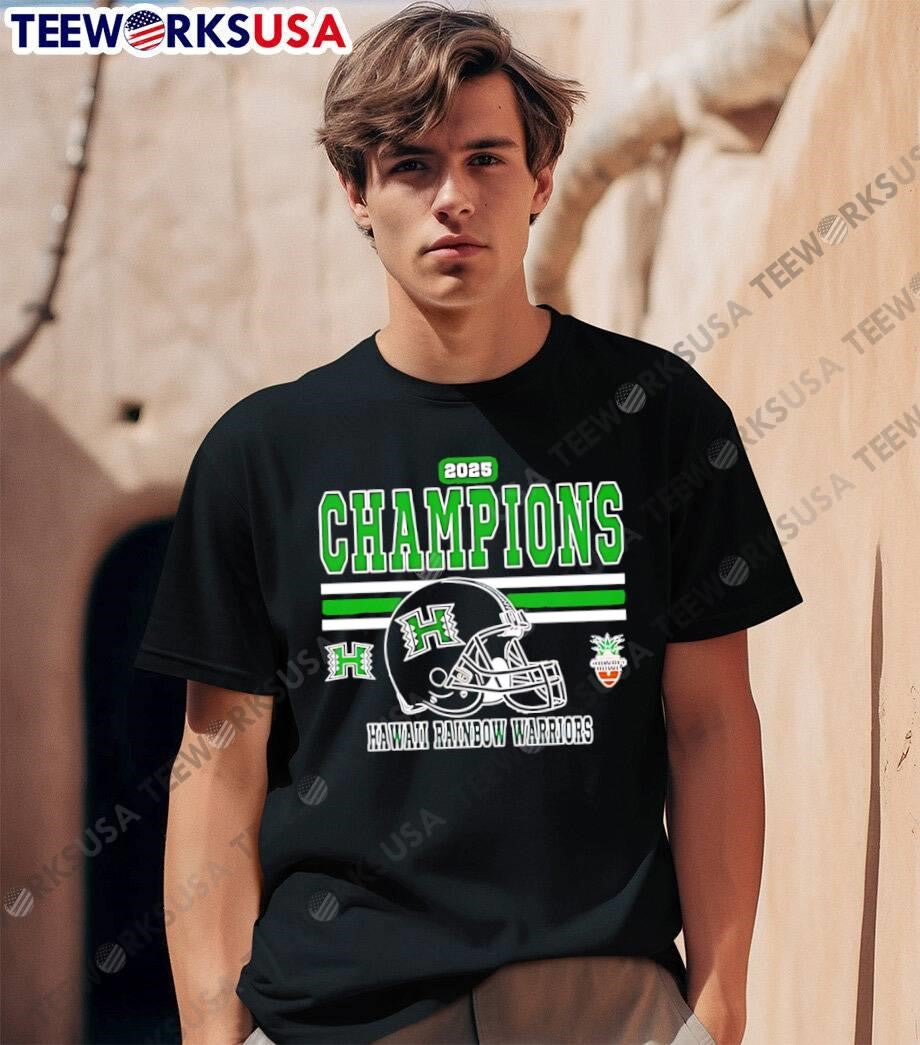 HawaiI rainbow warriors 2025 bowl champions - Adult & Kids T-Shirts, Sweatshirts & Hoodies apparel design preview 1