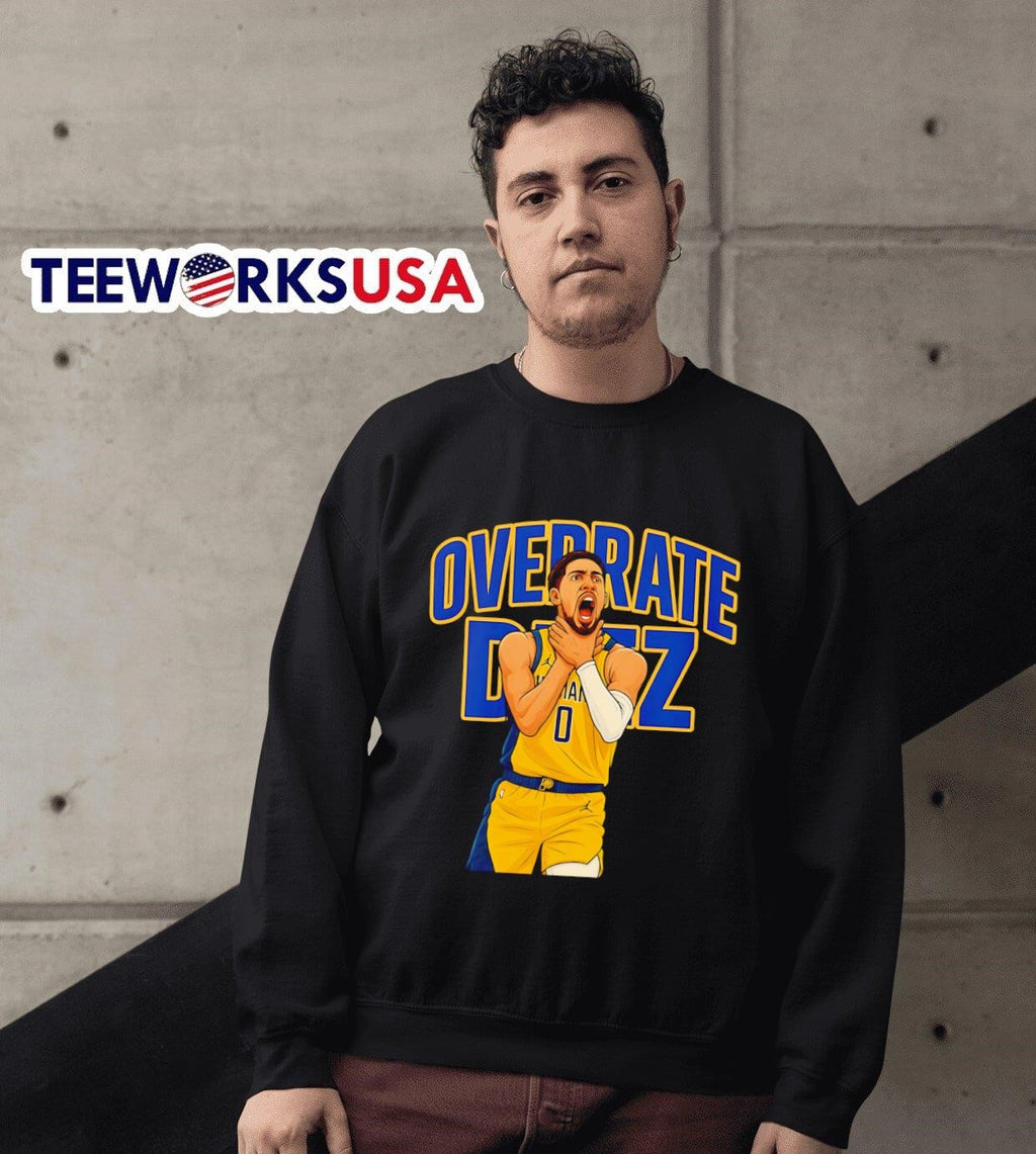Haliburton Choke Overrate Deez - Adult & Kids T-Shirts, Sweatshirts & Hoodies apparel design preview 6