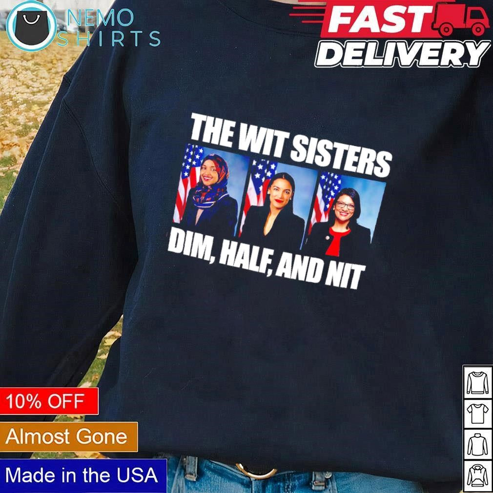 The Wit sisters Dim Half and Nit - Adult & Kids T-Shirts, Sweatshirts & Hoodies apparel design preview 3