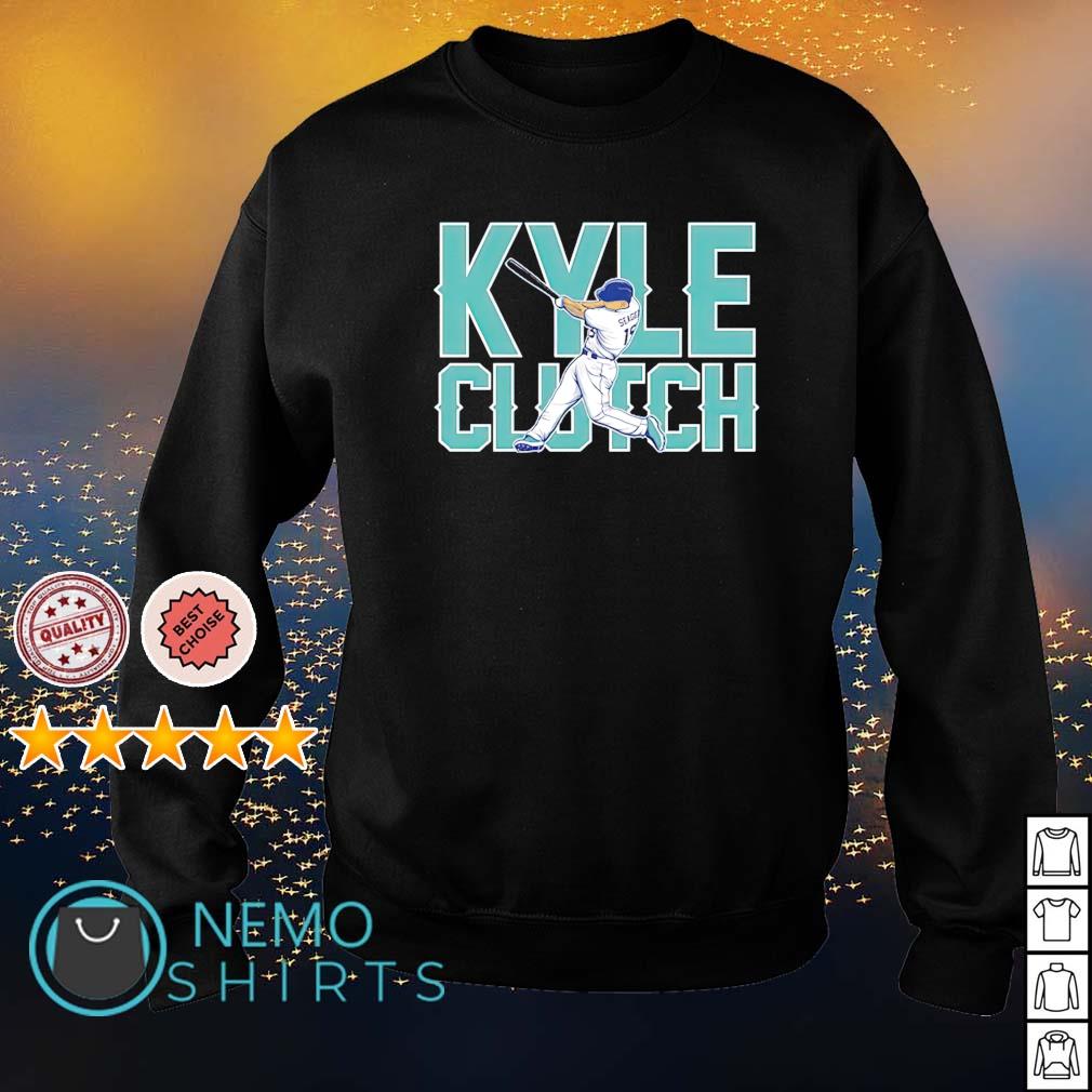 Seattle Mariners Kyle Seager playing - Adult & Kids T-Shirts, Sweatshirts & Hoodies apparel design preview 4