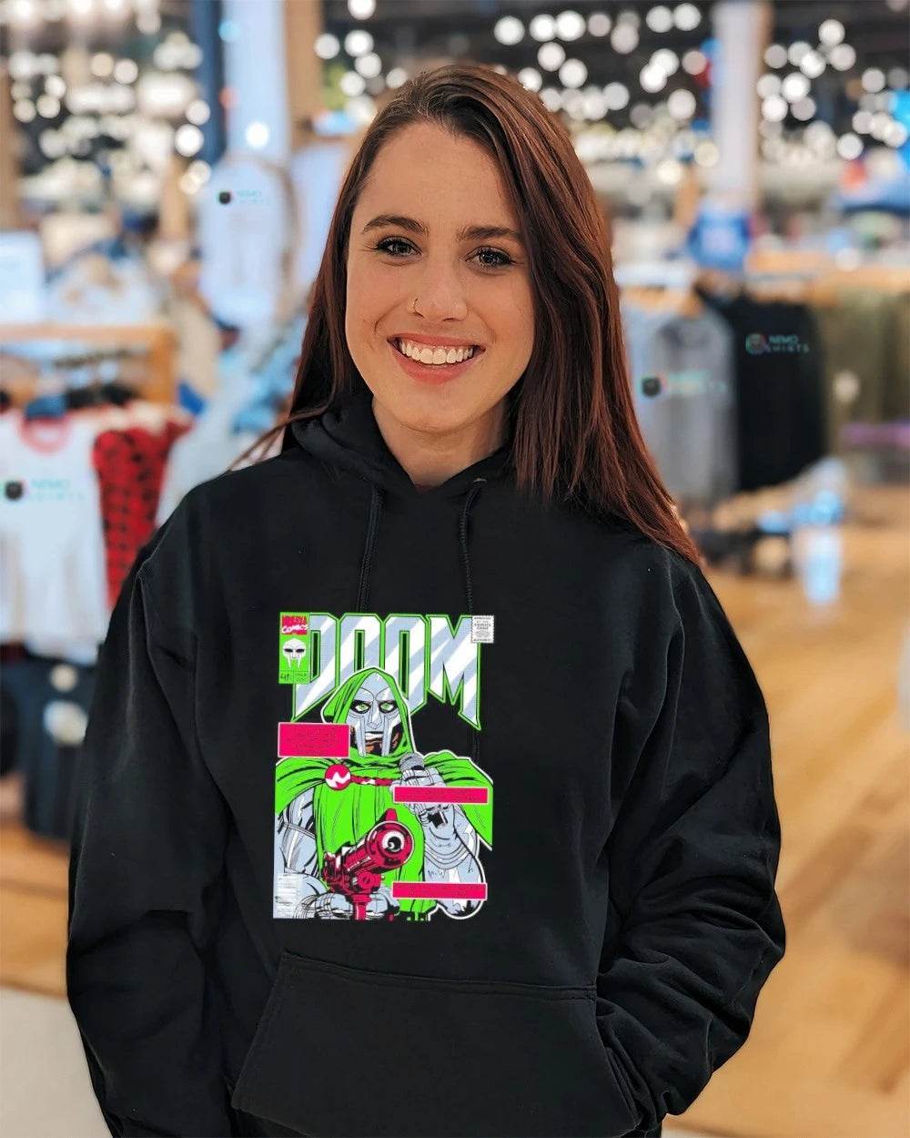 MF Doom Minerva Comics Issue 004 Cover - Adult & Kids T-Shirts, Sweatshirts & Hoodies apparel design preview 5