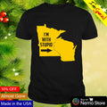 Minnesota I'm with stupid - Adult & Kids T-Shirts, Sweatshirts & Hoodies apparel design preview 1