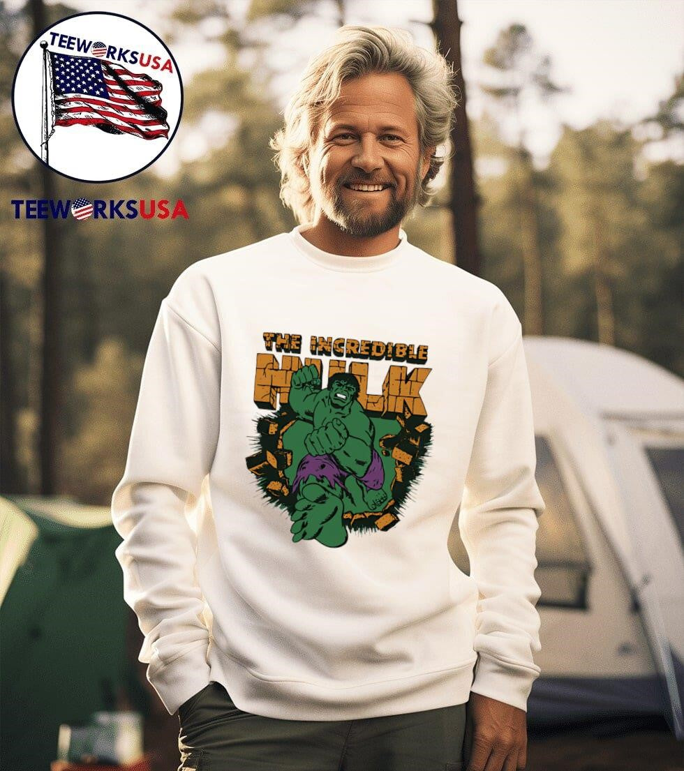 The Incredible Hulk - Adult & Kids T-Shirts, Sweatshirts & Hoodies apparel design preview 3
