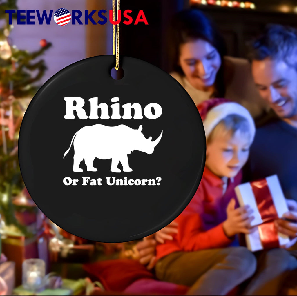 Rhino Or Fat Unicorn - Adult & Kids T-Shirts, Sweatshirts & Hoodies apparel design preview 4