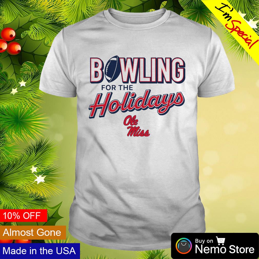 Ole Miss Rebels bowling for the holidays - Adult & Kids T-Shirts, Sweatshirts & Hoodies apparel design preview 1