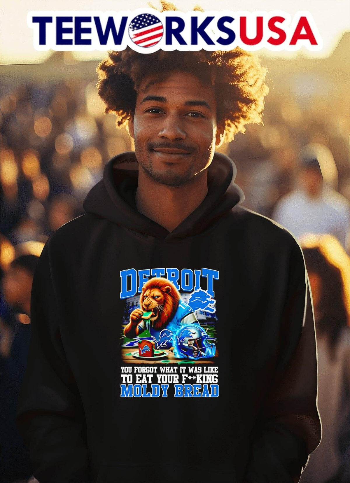 Detroit Lions you forgot what it was like to eat your - Adult & Kids T-Shirts, Sweatshirts & Hoodies apparel design preview 2