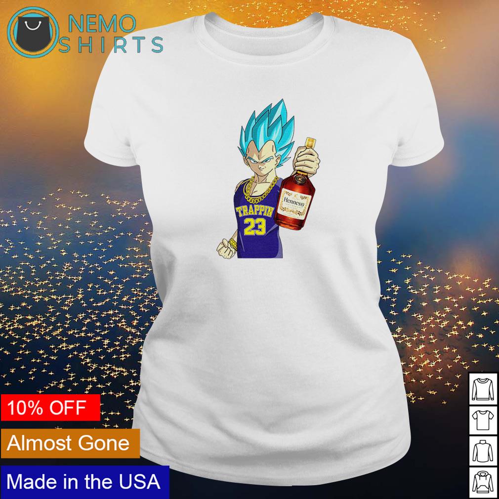 Hennessy Trappin Vegeta 23 - Adult & Kids T-Shirts, Sweatshirts & Hoodies apparel design preview 3