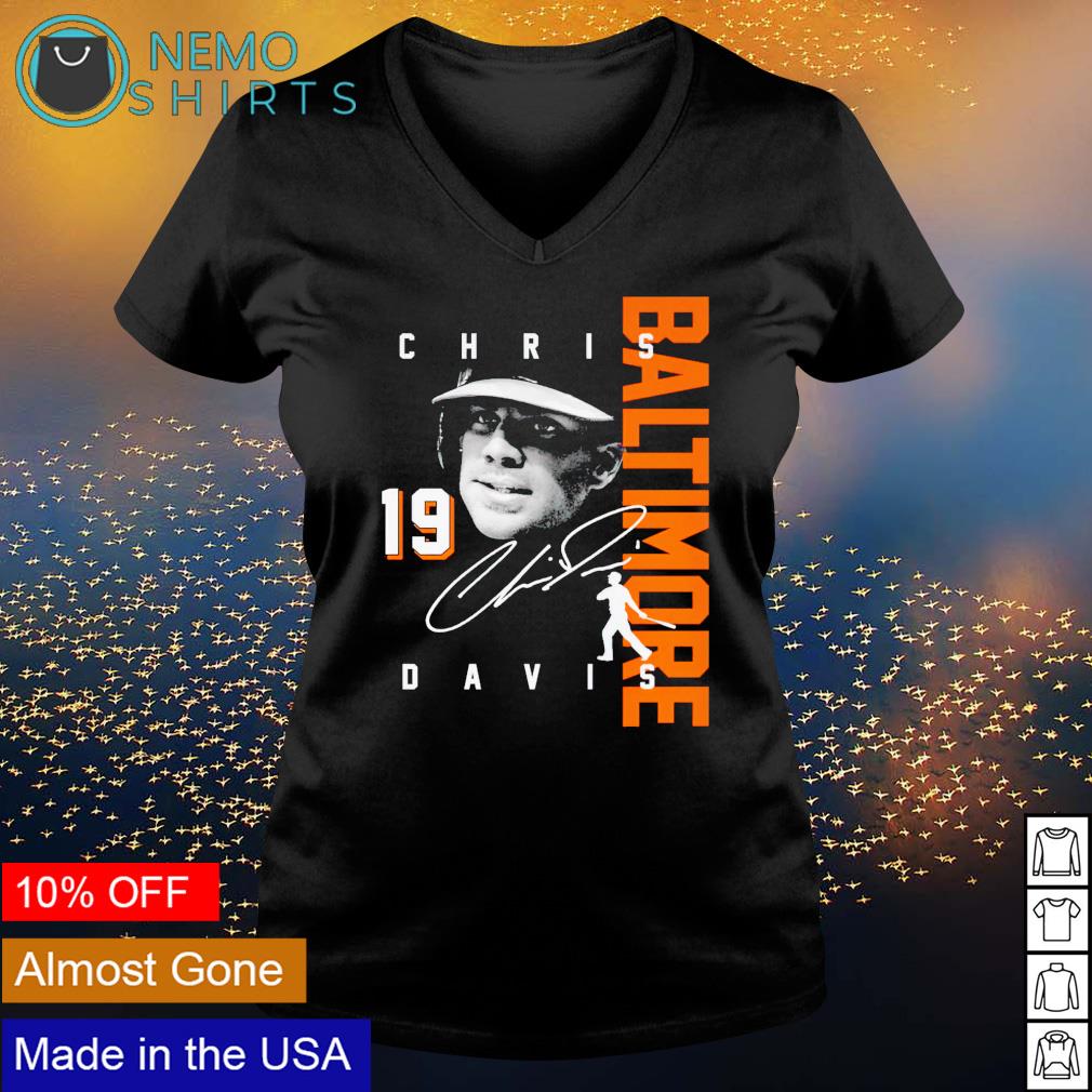 Chris Davis Baltimore Orioles signature - Adult & Kids T-Shirts, Sweatshirts & Hoodies apparel design preview 5