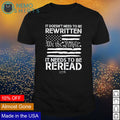 It doesn't need to be rewritten we the people needs - Adult & Kids T-Shirts, Sweatshirts & Hoodies apparel design preview 1