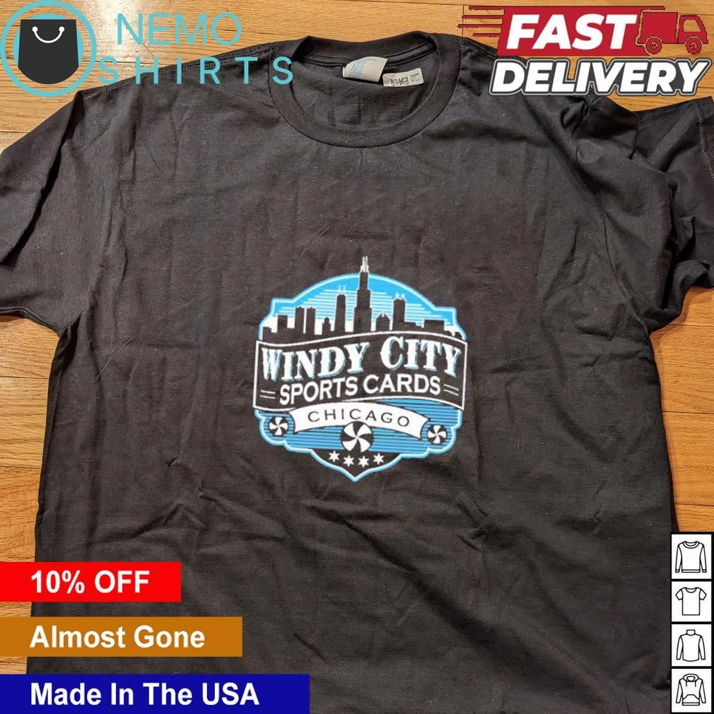 Windy city sports cards Chicago - Adult & Kids T-Shirts, Sweatshirts & Hoodies apparel design preview 4
