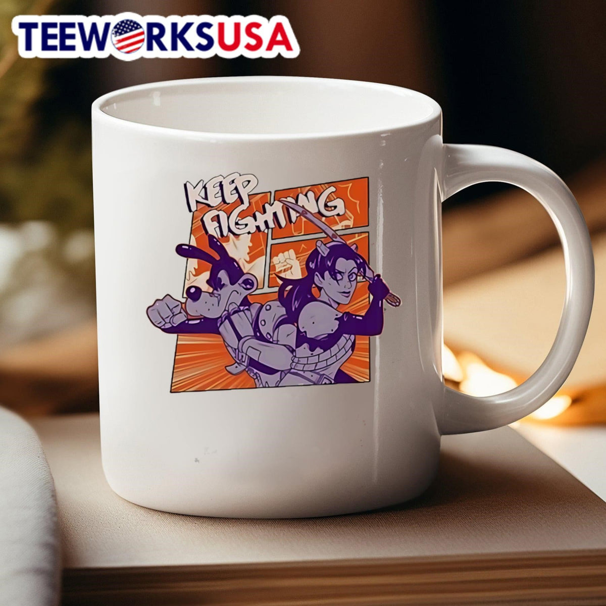 Allison and Tom Keep Fighting - Adult & Kids T-Shirts, Sweatshirts & Hoodies apparel design preview 4