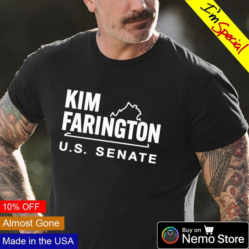 Kim Farington for US Senate 2026 Political Campaign - Adult & Kids T-Shirts, Sweatshirts & Hoodies apparel design preview 4
