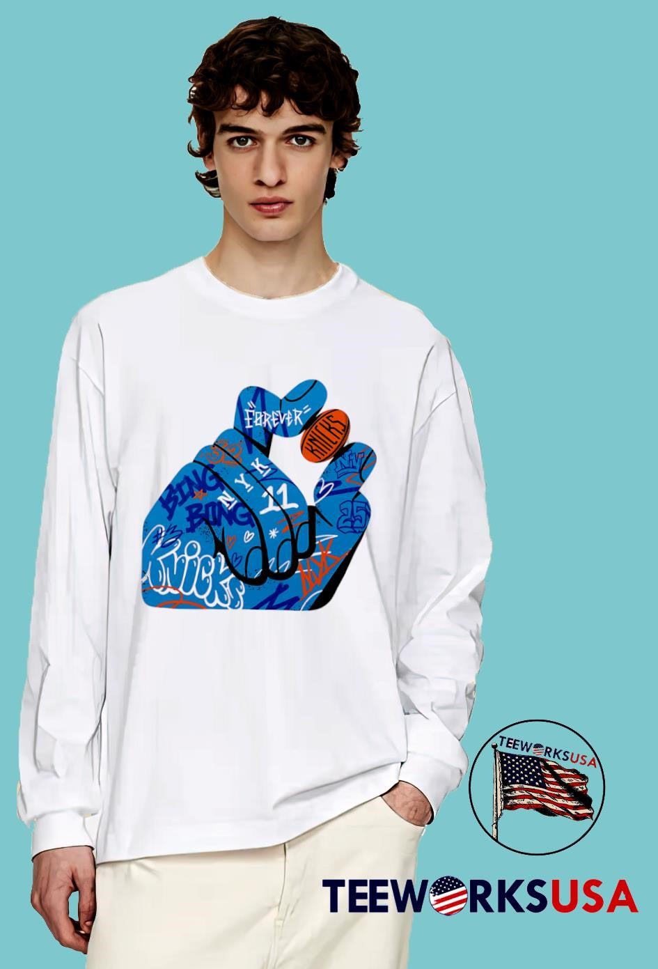 Hand Bing Bong Knicks beans - Adult & Kids T-Shirts, Sweatshirts & Hoodies apparel design preview 4