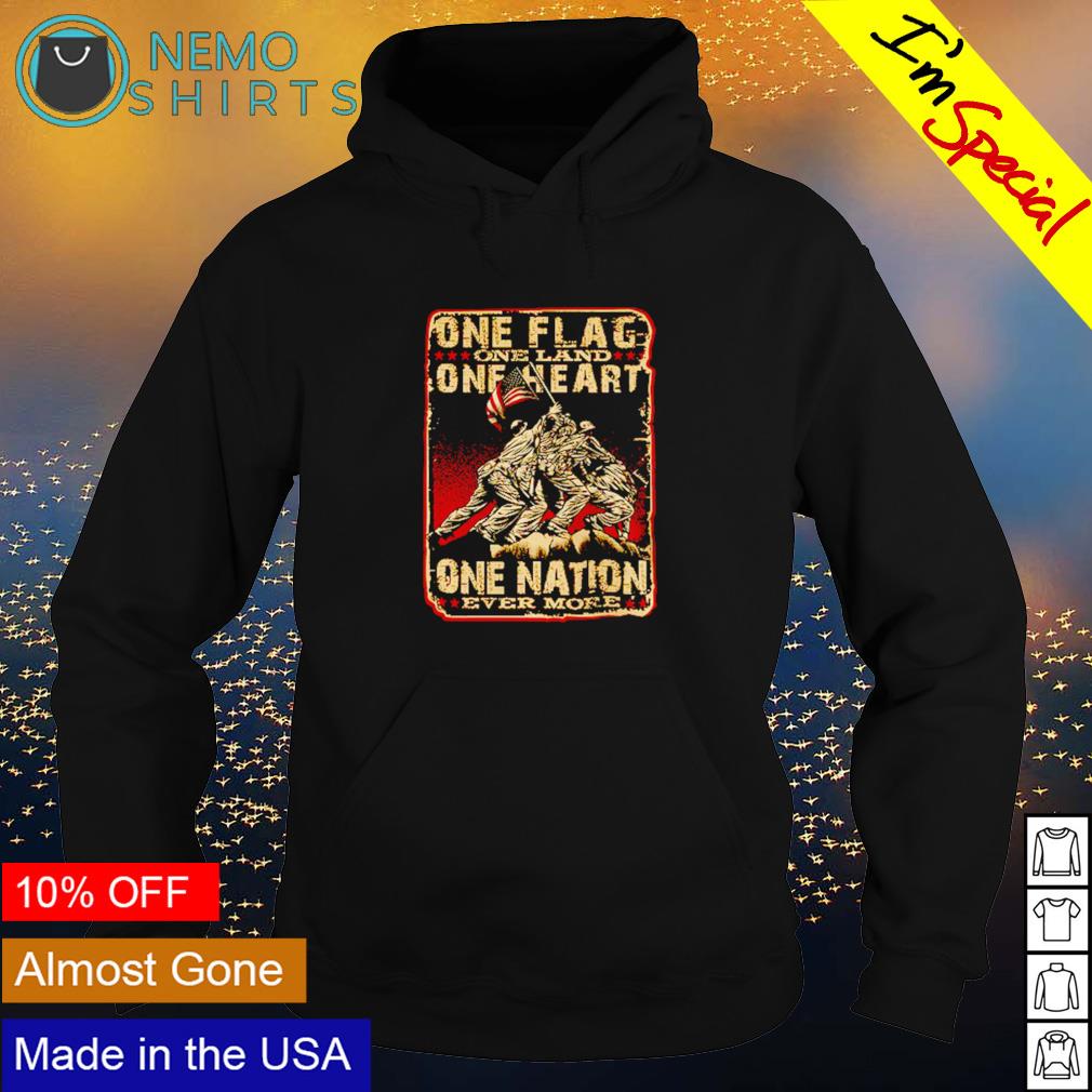 One flag land heart nation - Adult & Kids T-Shirts, Sweatshirts & Hoodies apparel design preview 2