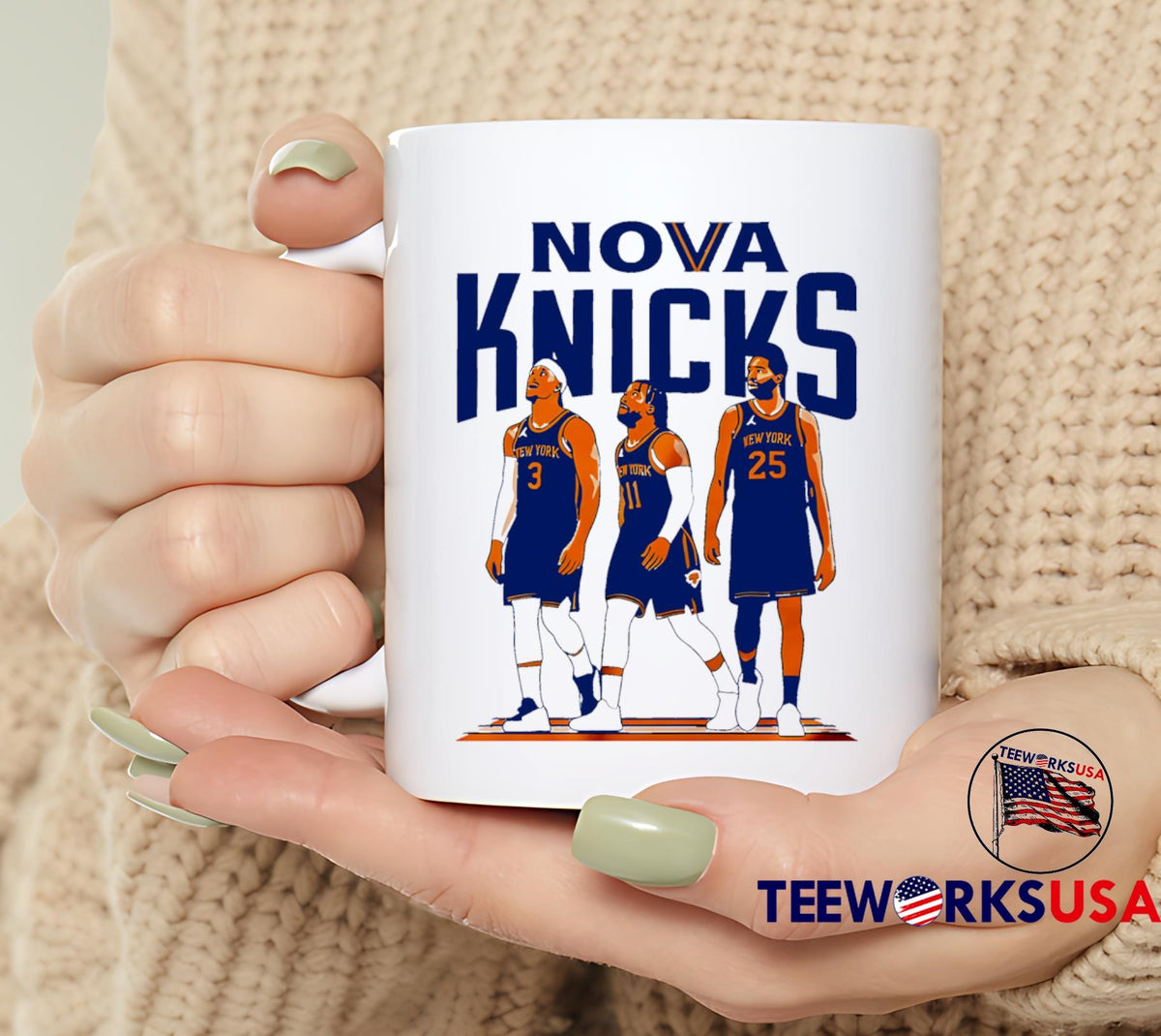 Nova Knicks HBB - Adult & Kids T-Shirts, Sweatshirts & Hoodies apparel design preview 6