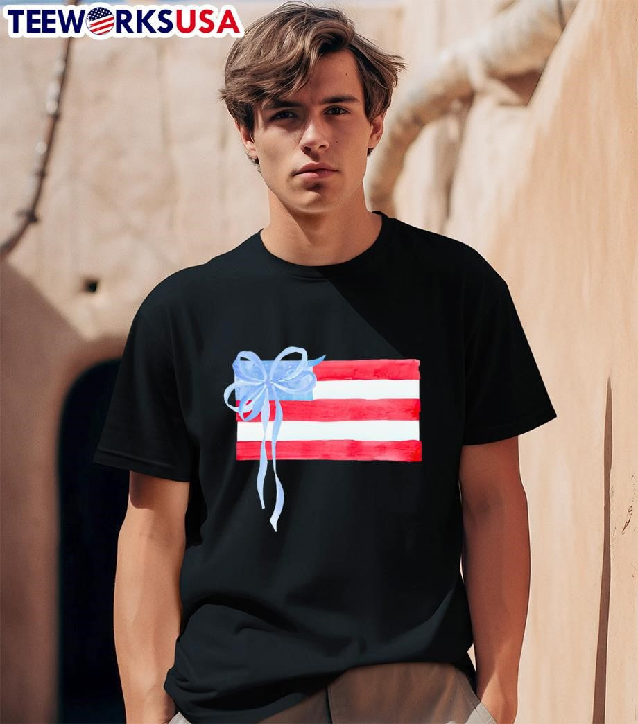 4th of july American flag aesthetic - Adult & Kids T-Shirts, Sweatshirts & Hoodies apparel design preview 1
