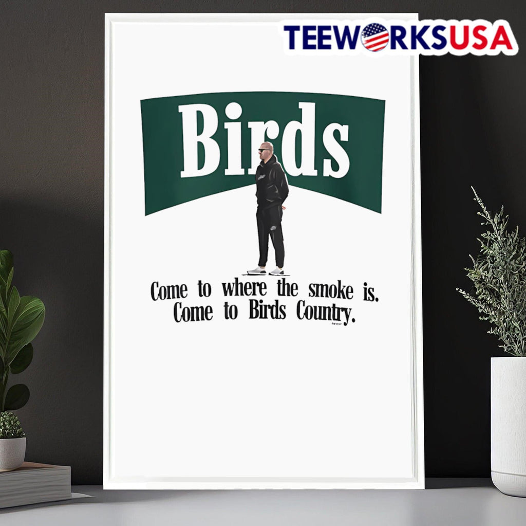 Birds come to where the smoke is Country - Adult & Kids T-Shirts, Sweatshirts & Hoodies apparel design preview 6