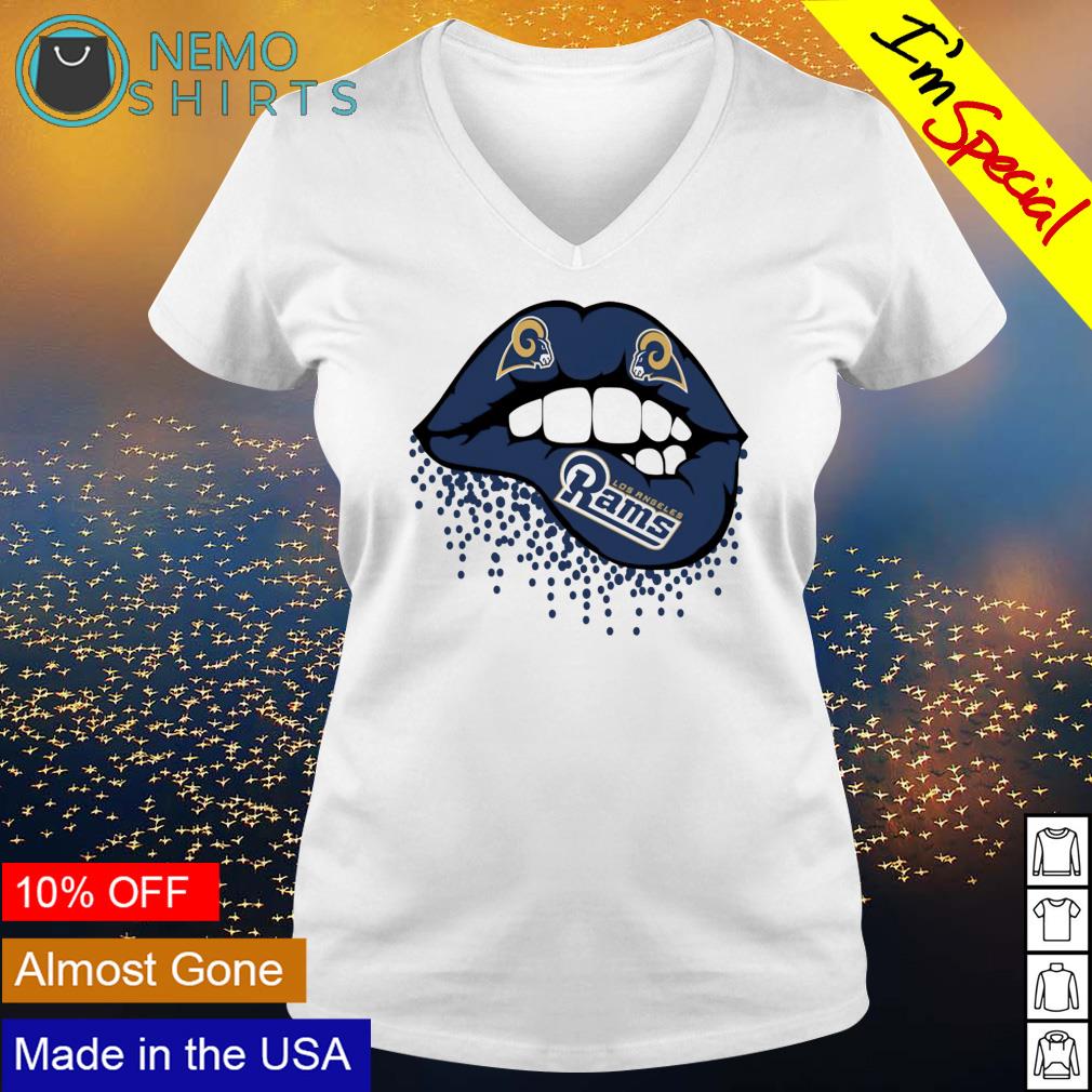 Los Angeles Rams lips - Adult & Kids T-Shirts, Sweatshirts & Hoodies apparel design preview 5