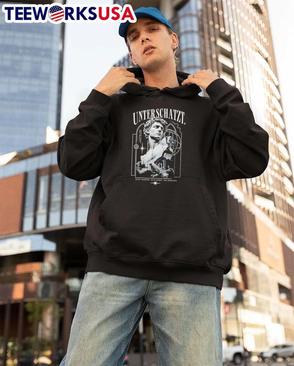 Unterschatzt Discipline Today Freedom Tomorrow Keine - Adult & Kids T-Shirts, Sweatshirts & Hoodies apparel design preview 3