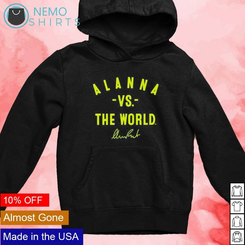 Alanna Smith Vs. The World signature - Adult & Kids T-Shirts, Sweatshirts & Hoodies apparel design preview 4