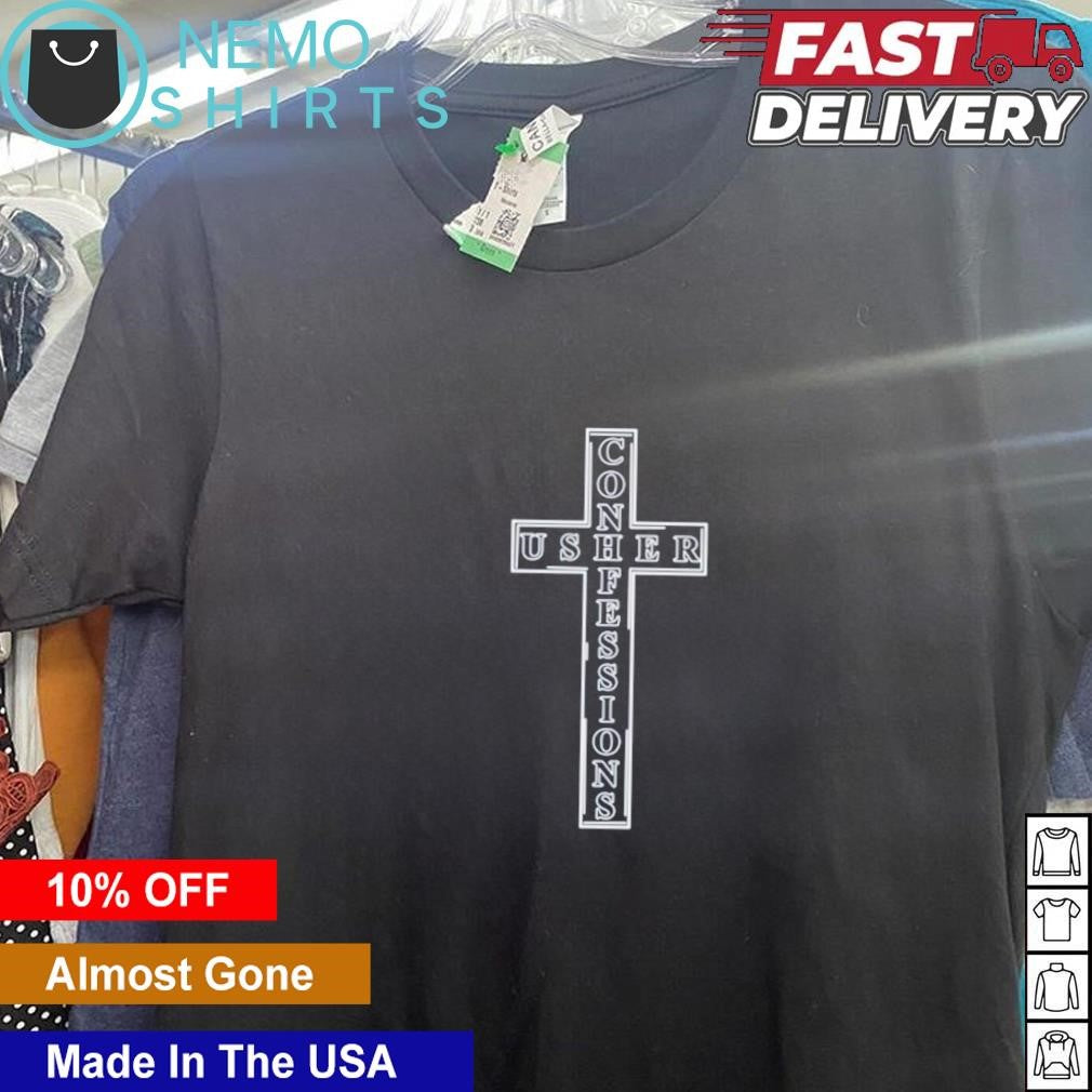 Usher Confessions cross - Adult & Kids T-Shirts, Sweatshirts & Hoodies apparel design preview 5