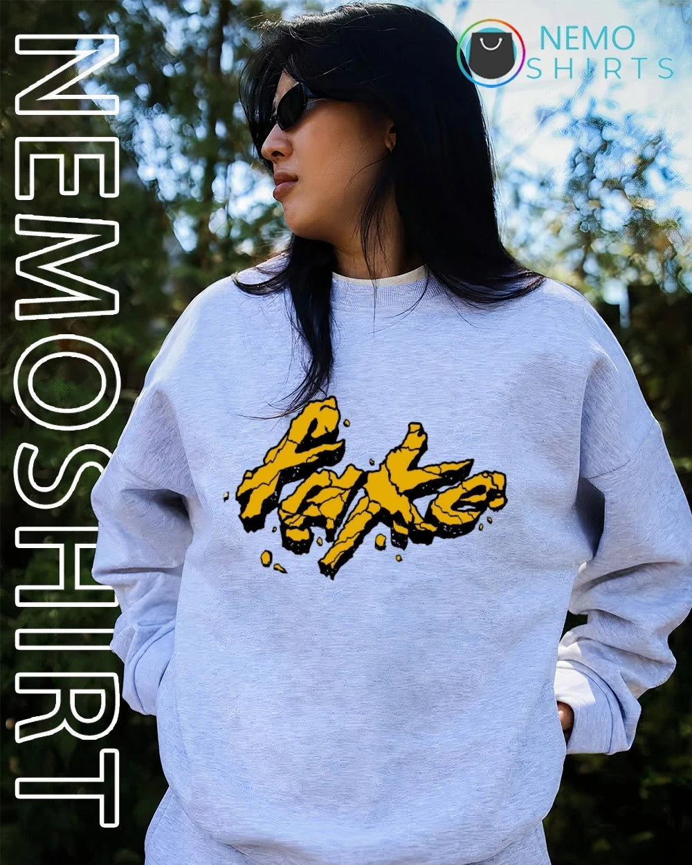 Fake Handshake Typography Graphic - Adult & Kids T-Shirts, Sweatshirts & Hoodies apparel design preview 4