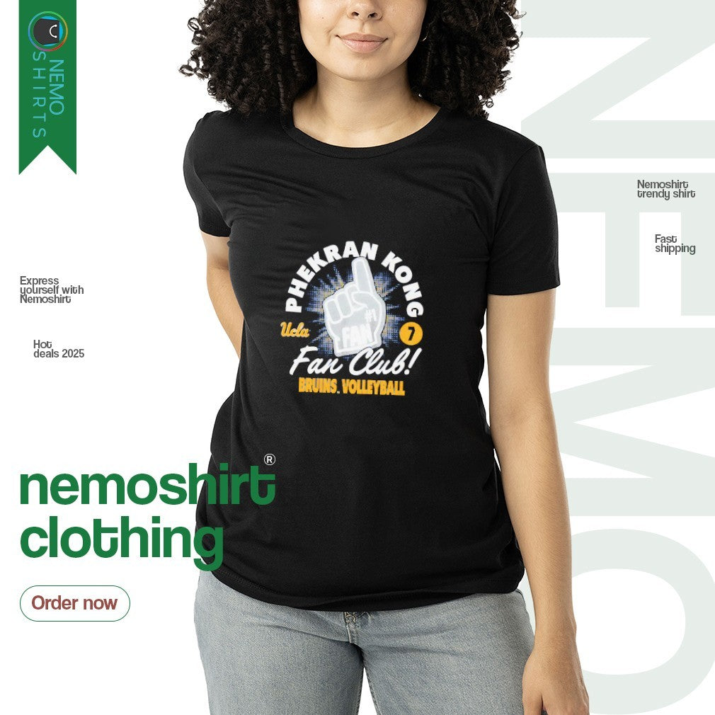Phekran Kong fan club UCLA Bruins volleyball - Adult & Kids T-Shirts, Sweatshirts & Hoodies apparel design preview 3