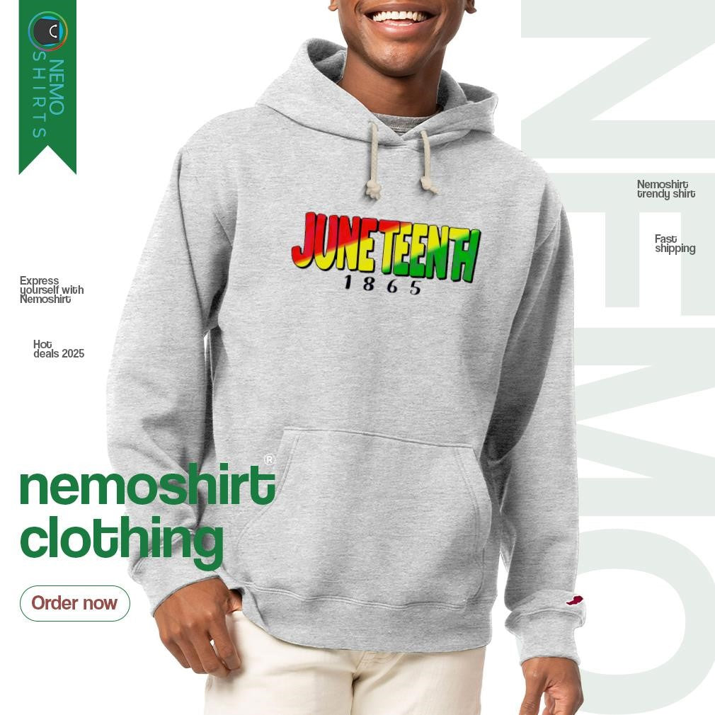 Juneteenth 1865 - Adult & Kids T-Shirts, Sweatshirts & Hoodies apparel design preview 2