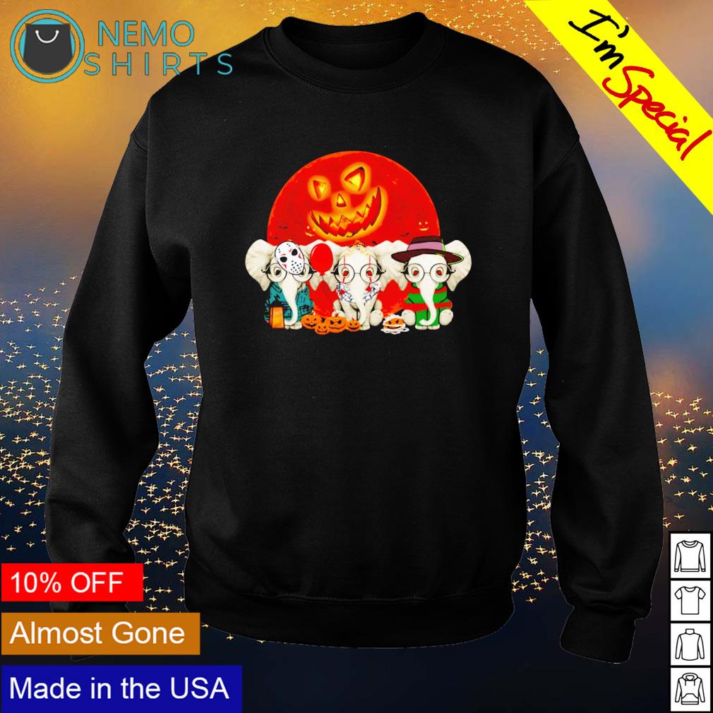 Elephant horror movies character Halloween - Adult & Kids T-Shirts, Sweatshirts & Hoodies apparel design preview 4