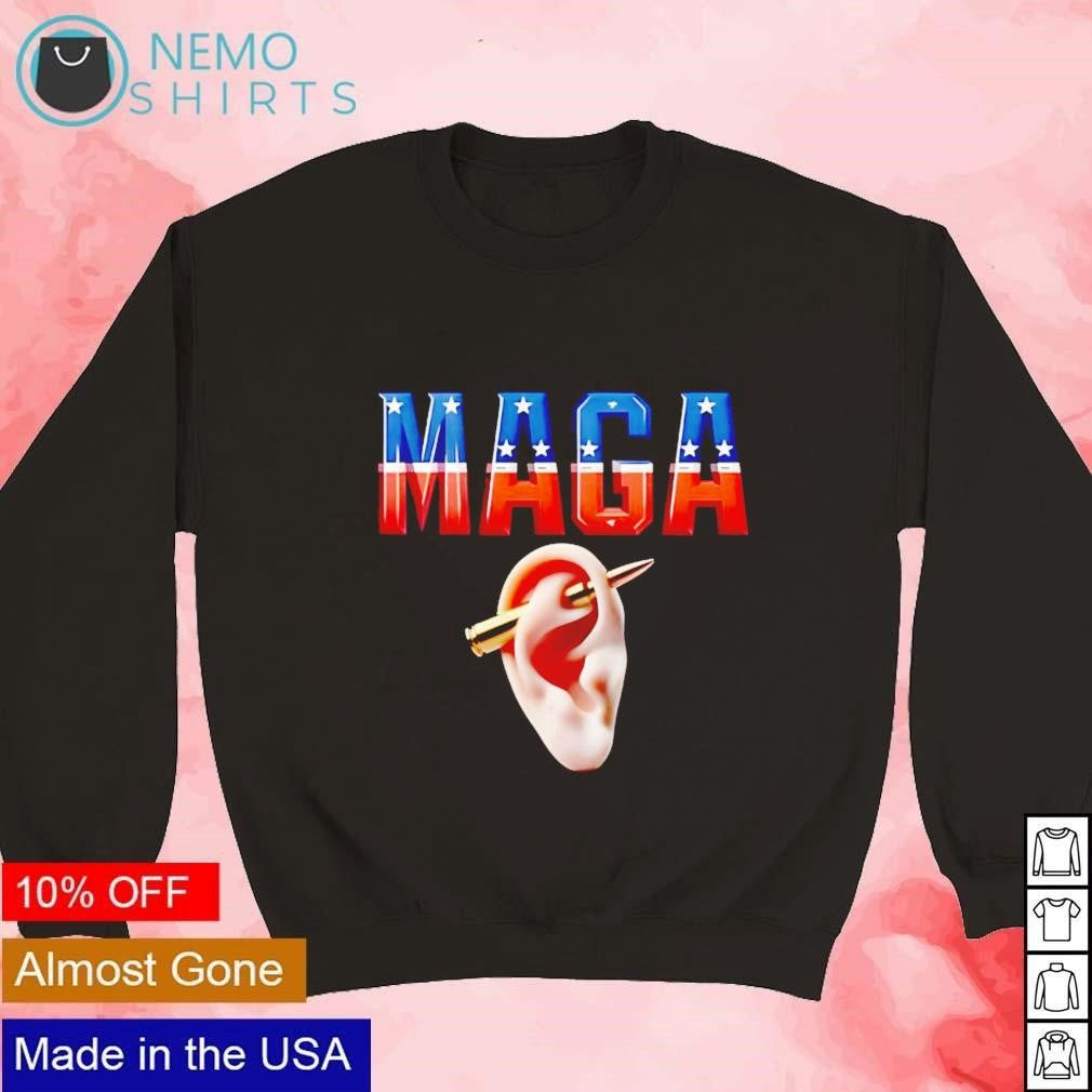 Maga bullet piercing - Adult & Kids T-Shirts, Sweatshirts & Hoodies apparel design preview 3