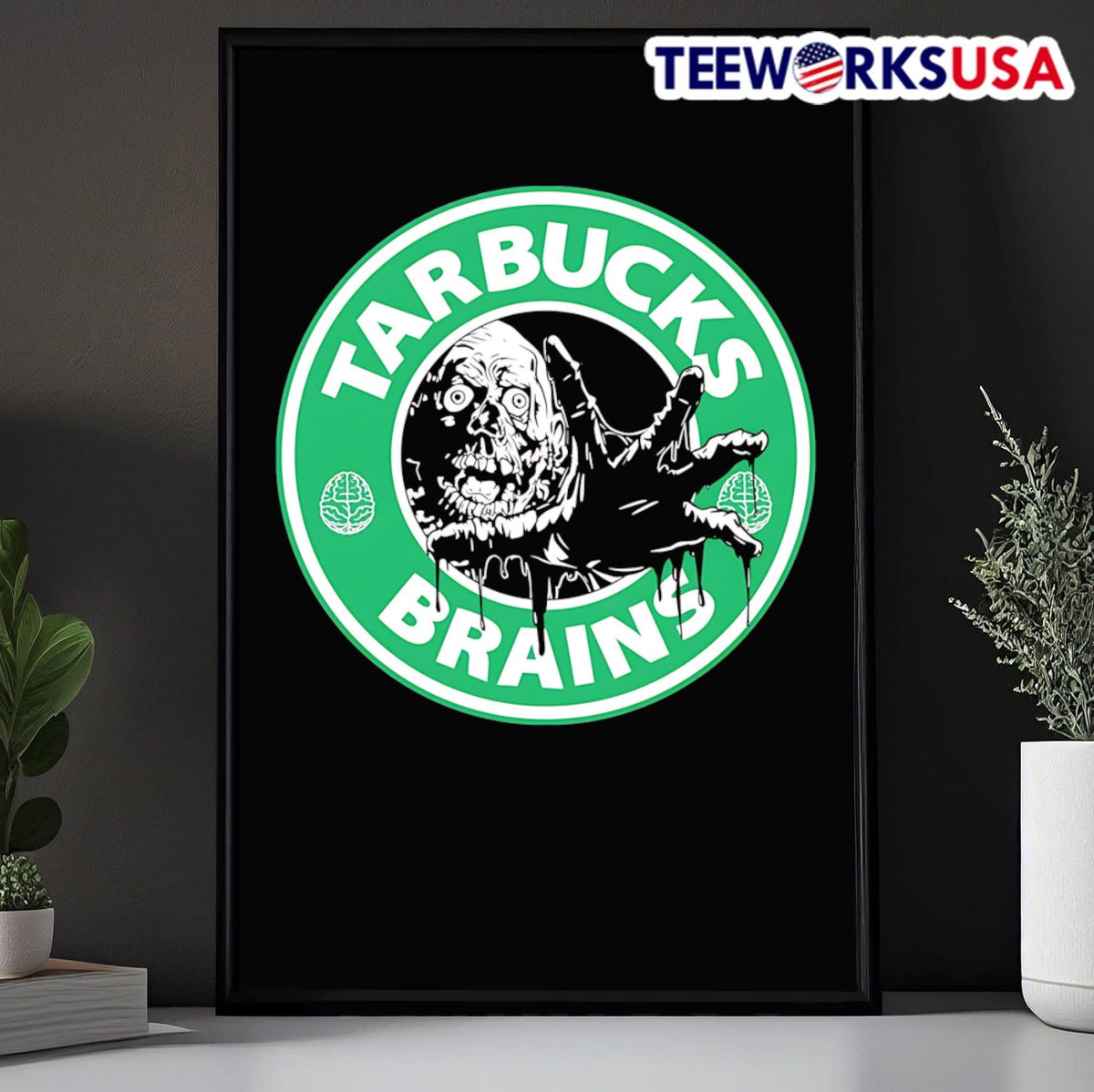 Tarbucks brains - Adult & Kids T-Shirts, Sweatshirts & Hoodies apparel design preview 5