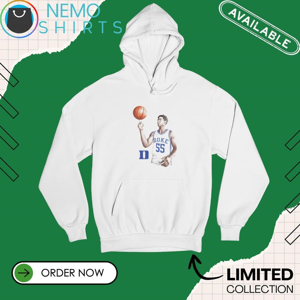 Spencer Hubbard Duke Blue Devils spinning basketball - Adult & Kids T-Shirts, Sweatshirts & Hoodies apparel design preview 2