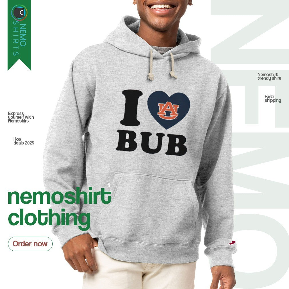 I heart Bub Terrell Auburn Tigers - Adult & Kids T-Shirts, Sweatshirts & Hoodies product image 2