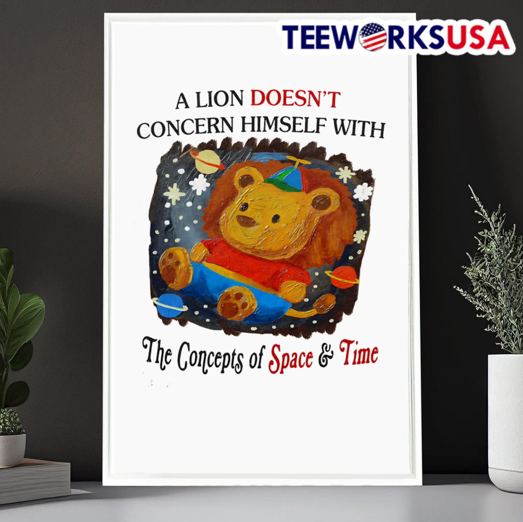 A lion does concern himself with the concepts of - Adult & Kids T-Shirts, Sweatshirts & Hoodies apparel design preview 6